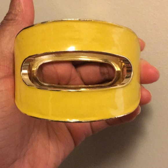 Yellow Cuff Bracelet from New York & Co. - Picture 2 of 4